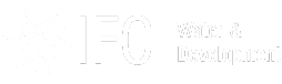 Logo Ifc en inglés y blanco